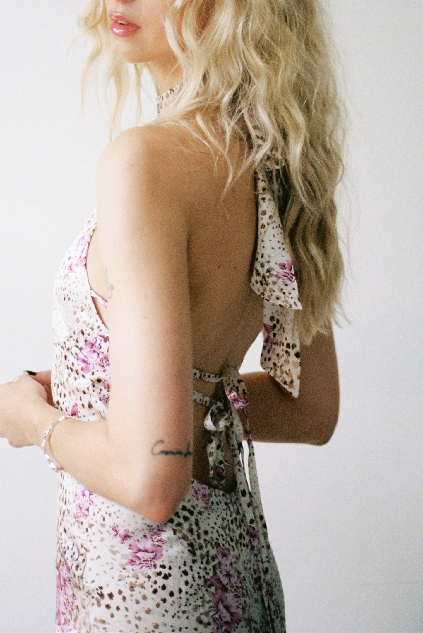 Chloe Leopard Floral Maxi Dress