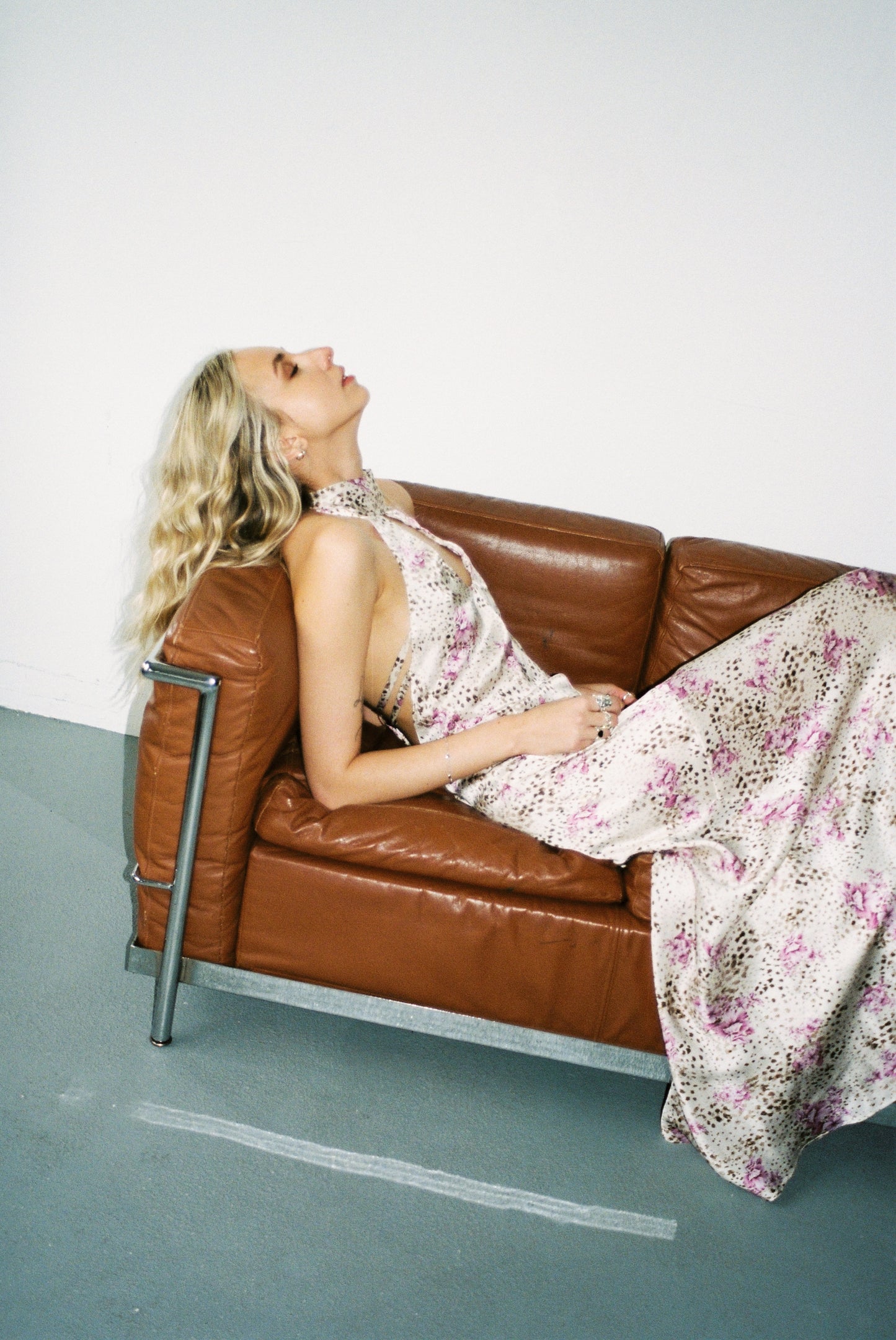 Chloe Leopard Floral Maxi Dress
