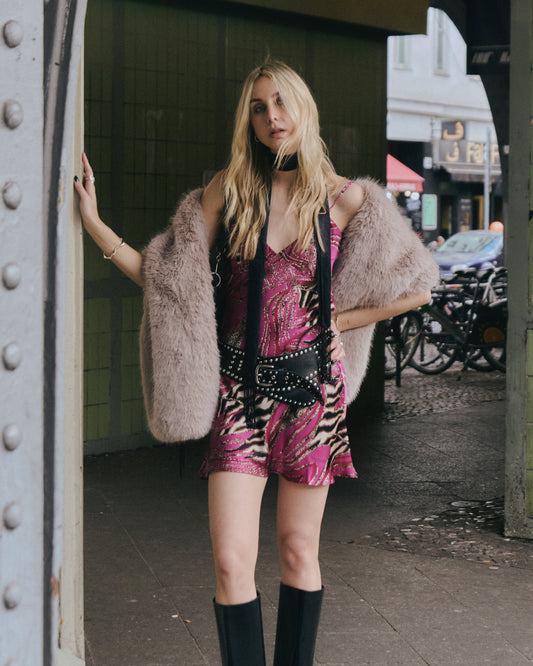 Kate Animal Print Mini Dress