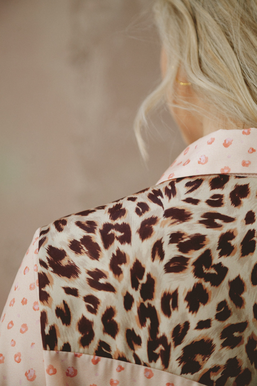 Maggie Mixed Print Shirt Dress