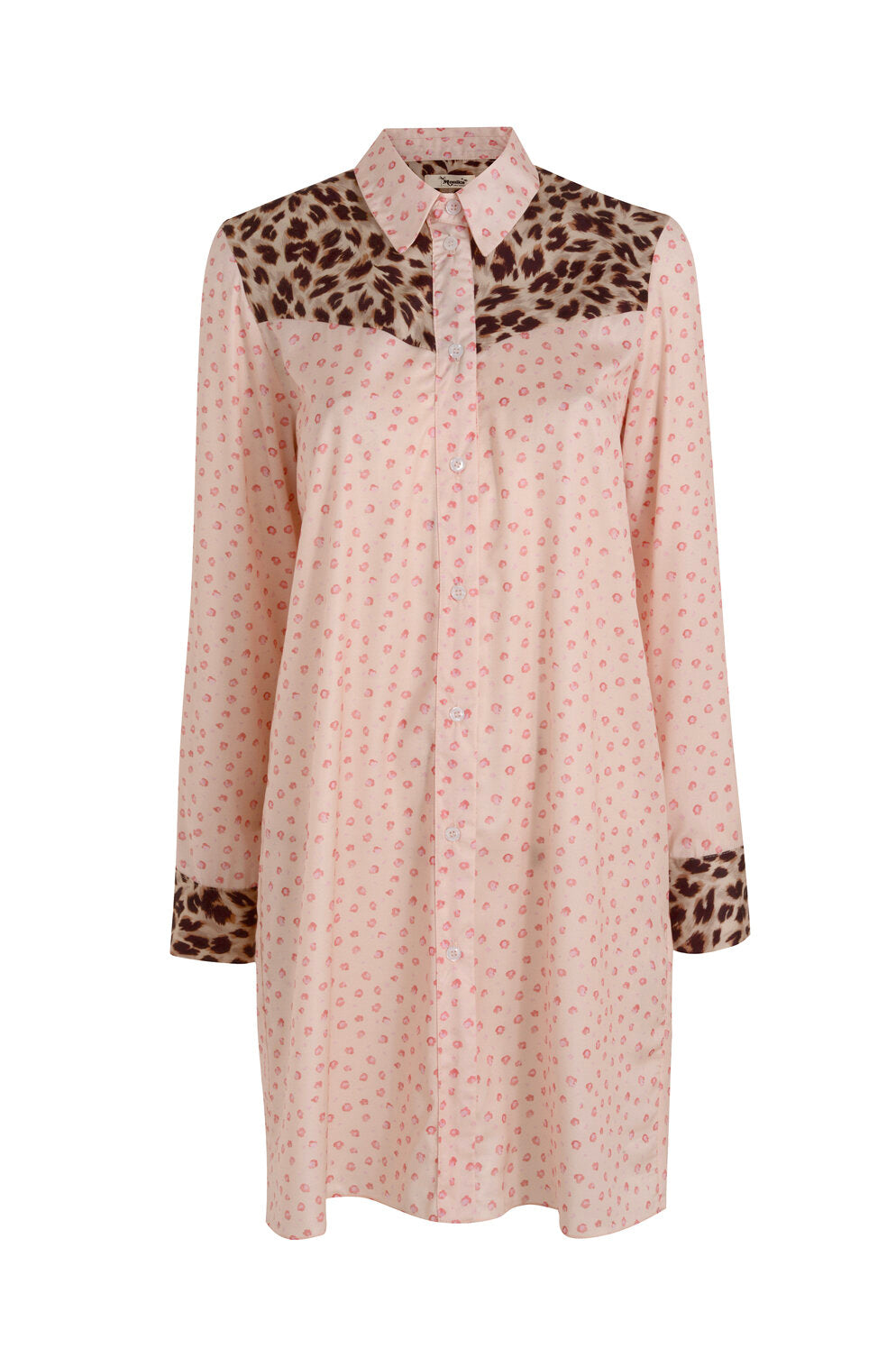 Maggie Mixed Print Shirt Dress