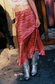Patti Animal Print Maxi Slip Skirt