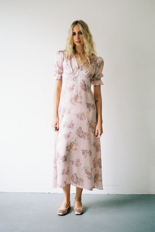 Izzy Pink Maxi Dress