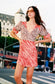 Danielle Mixed Print Mini Dress