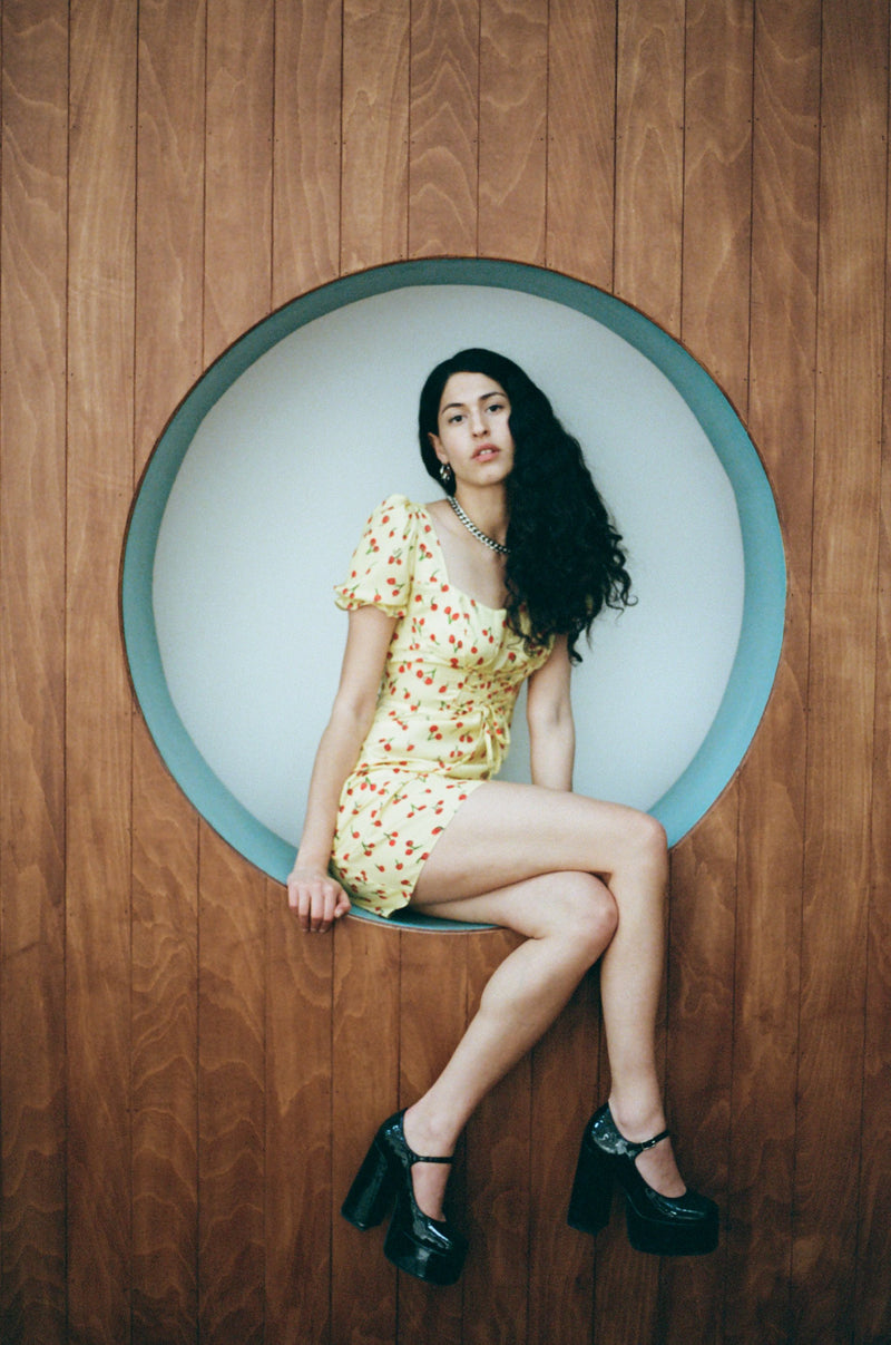 The Pamela Mini Milkmaid Dress