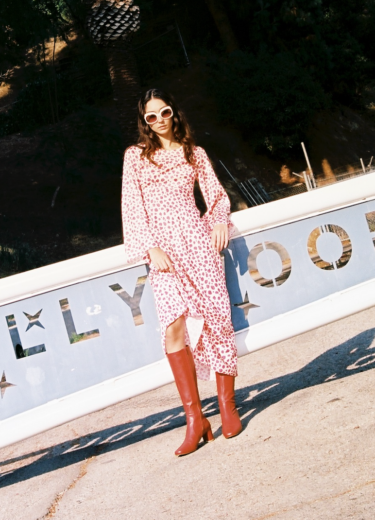 Stevie Mixed Print Maxi Dress